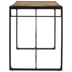 Table de bar 175x90x110 cm bois massif de récupération 