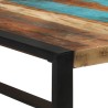 Table de bar 175x90x110 cm bois massif de récupération 