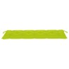 Banc de jardin empilable et coussin 159 cm Bois de teck massif 