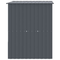 Niche pour chien avec toit anthracite acier galvanisé 