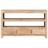 Meuble TV Bois d'acacia massif 90 x 30 x 55 cm Marron clair 