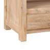 Meuble TV Bois d'acacia massif 90 x 30 x 55 cm Marron clair 
