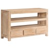 Meuble TV Bois d'acacia massif 90 x 30 x 55 cm Marron clair 