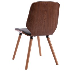 Chaises à manger lot de 2 gris tissu 