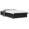 Cadre de lit sans matelas noir 100x200 cm 