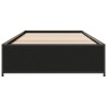 Cadre de lit sans matelas noir 100x200 cm 