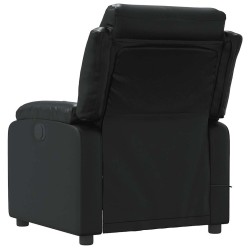 Fauteuil de massage inclinable Noir Similicuir 