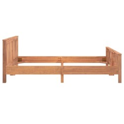 Cadre de lit Bois de teck massif 140x200 cm 