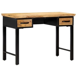 Table d'écriture 110x50x76 cm Bois de manguier massif 