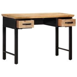 Table d'écriture 110x50x76 cm Bois de manguier massif 