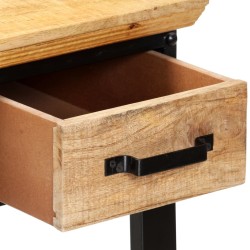 Table d'écriture 110x50x76 cm Bois de manguier massif 