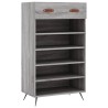 Armoire à chaussures sonoma gris 60x35x105 cm bois d'ingénierie 