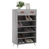 Armoire à chaussures sonoma gris 60x35x105 cm bois d'ingénierie 