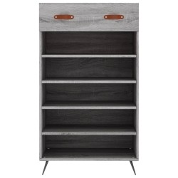 Armoire à chaussures sonoma gris 60x35x105 cm bois d'ingénierie 