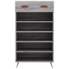 Armoire à chaussures sonoma gris 60x35x105 cm bois d'ingénierie 