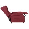 Fauteuil inclinable Rouge bordeaux Tissu 