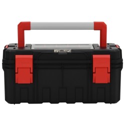 Boîte à outils Noir et rouge 55x28x26,5 cm 