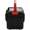 Boîte à outils Noir et rouge 55x28x26,5 cm 