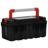 Boîte à outils Noir et rouge 55x28x26,5 cm 