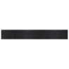 Tapis rectangulaire noir 70x500 cm bambou 