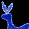 Cordon lumineux de Noël Renne et traîneau avec maille 432 LED 
