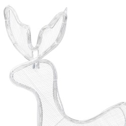 Cordon lumineux de Noël Renne et traîneau avec maille 432 LED 