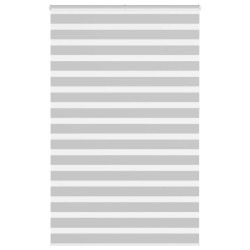 Store zèbre gris clair largeur du tissu 140,9 cm polyester 