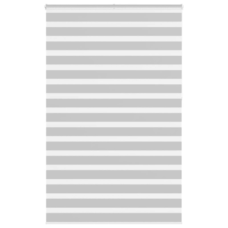 Store zèbre gris clair largeur du tissu 140,9 cm polyester 