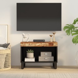 Meuble TV 60x33x43,5 cm bois massif de récupération 