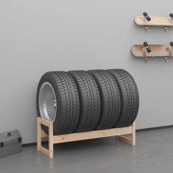 Porte-pneus 120x40x40 cm Bois de pin massif 