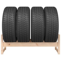 Porte-pneus 120x40x40 cm Bois de pin massif 