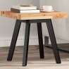 Dessus de table carré 40x40x4 cm bois massif d'acacia 