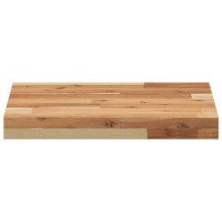 Dessus de table carré 40x40x4 cm bois massif d'acacia 