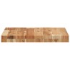 Dessus de table carré 40x40x4 cm bois massif d'acacia 