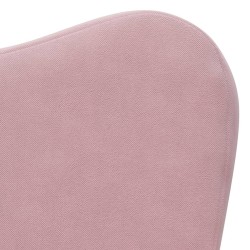 Canapé pour enfants rose peluche douce 