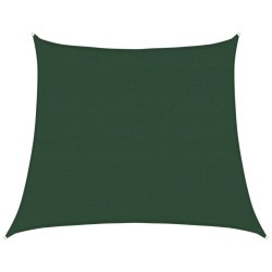 Voile d'ombrage 160 g/m² Vert foncé 4/5x4 m PEHD 