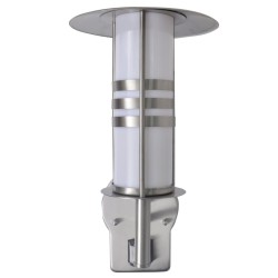 Lampe murale avec capteur Acier inoxydable Forme de pagode 