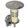 Lampe murale avec capteur Acier inoxydable Forme de pagode 