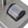 Lampe murale avec capteur Acier inoxydable Forme de pagode 