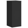 Supports pour plantes 2 pcs noir 30x30x70 cm bois d'ingénierie 