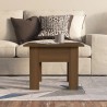 Table basse chêne marron 55x55x42 cm bois d'ingénierie 
