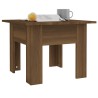 Table basse chêne marron 55x55x42 cm bois d'ingénierie 