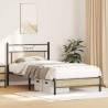 Cadre de lit sans matelas chêne sonoma 107x203 cm 