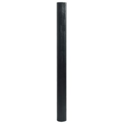 Tapis rectangulaire noir 60x500 cm bambou 