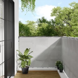 Écran de balcon gris clair 120x800 cm 100% polyester oxford 
