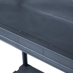 Étagère de rangement Noir 100 kg 60x30x138 cm Plastique 