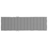 Coussin de chaise longue gris 200x70x3 cm tissu oxford 