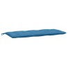 Coussins de banc de jardin lot de 2 bleu mélangé tissu 