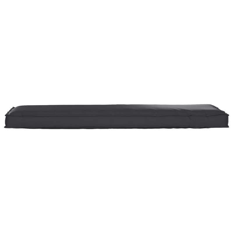 Coussin d'extérieurNoir Polyester Unique Coussin de chaise 