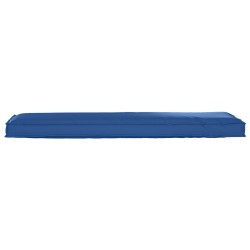 Coussin de Palette pour Banc Bleu Royal 140x40x8 cm Tissu Oxford 